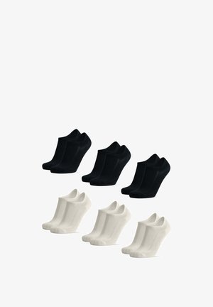 6 PACK - Calcetines tobilleros - black offwhite