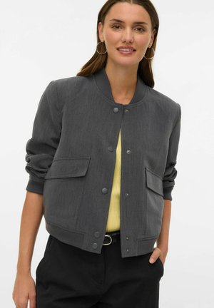 VMAMALA NOOS - Bomber Jacket - dark grey melange