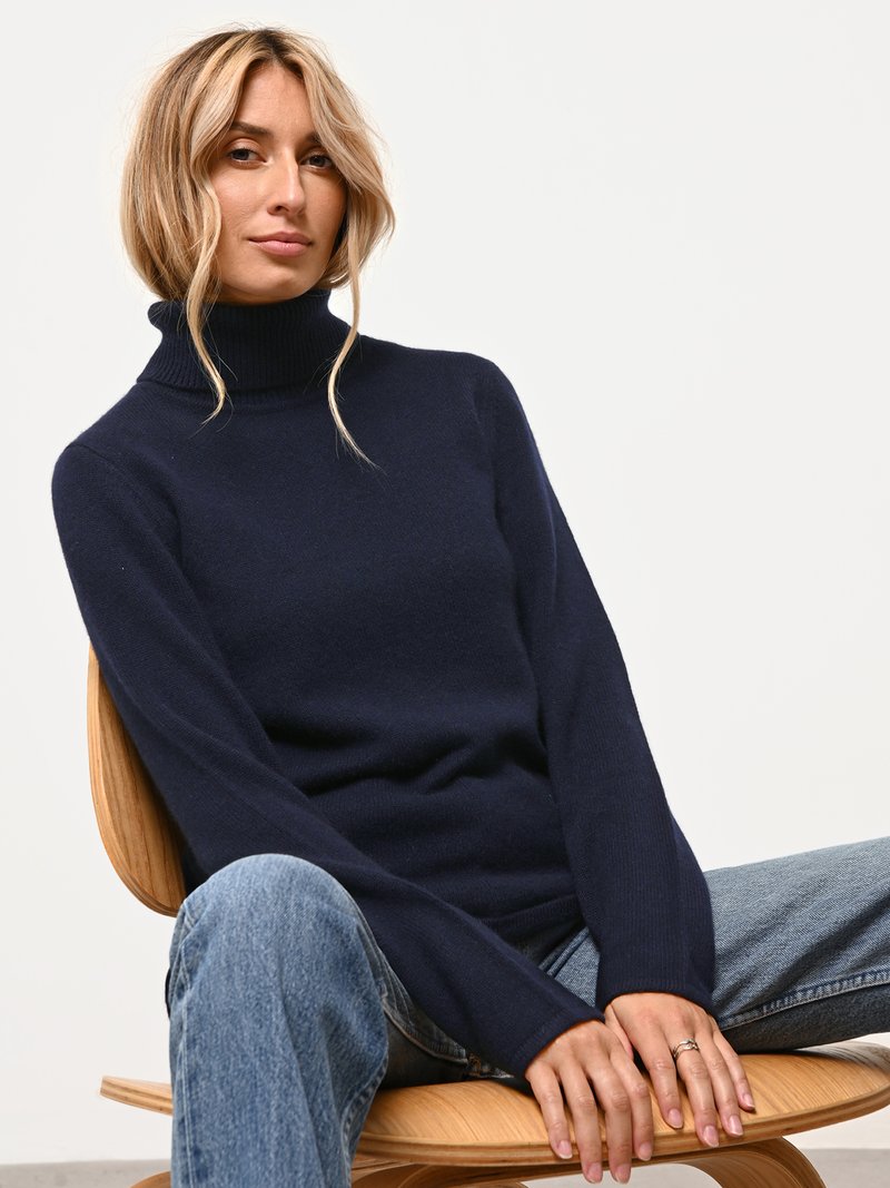 Just Cashmere JUNE - Strickpullover - navy