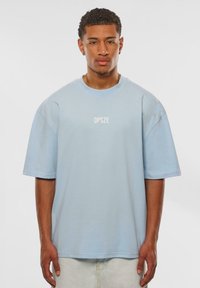 Dropsize HEAVY V2 EMBO - T-shirts print - baby blue