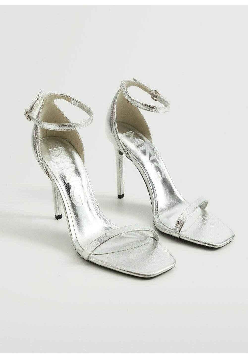 mango clear heels