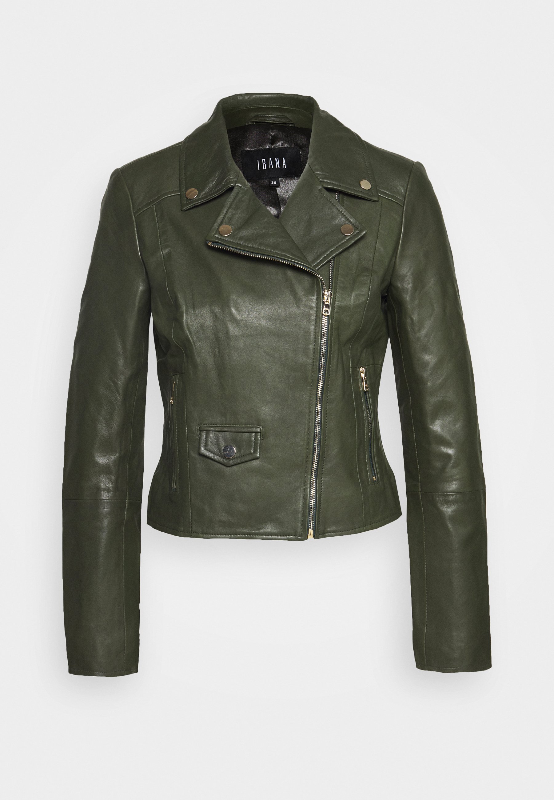 FABIENNE Leren jas green FABIENNE Leren jas green