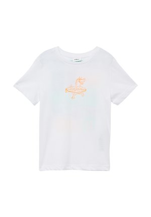 MIT FRONT- UND RÜCKENPRINT - T-Shirt print - weiß