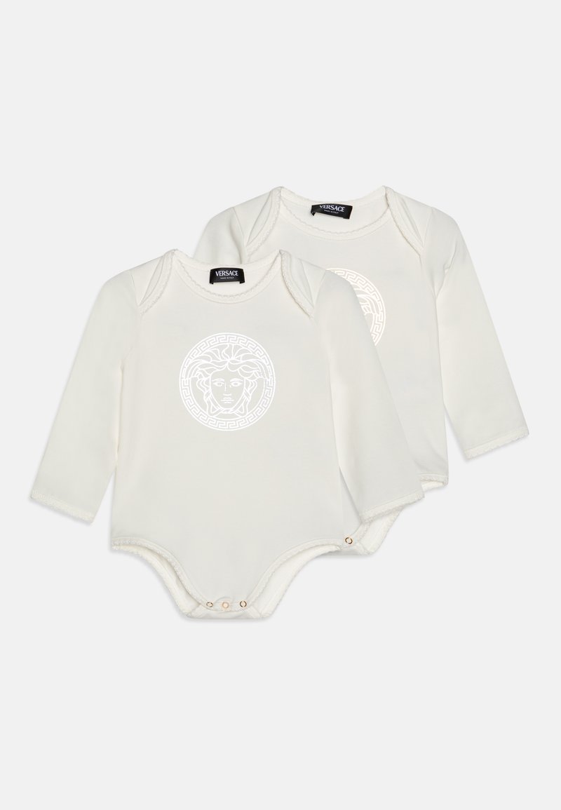 Versace - MEDUSA GRECA UNISEX 2 PACK - Camiseta de manga larga - bianco/azzurro/oro, Ampliar