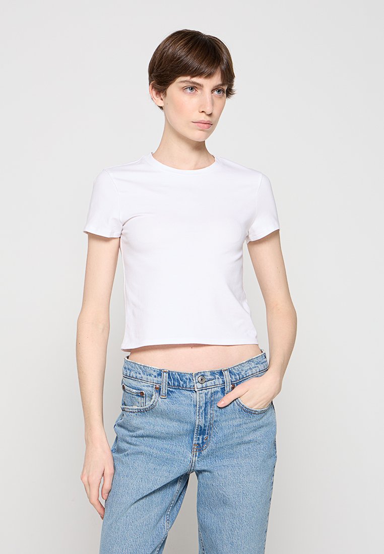 Abercrombie & Fitch T-shirt basic wit Abercrombie & Fitch T-shirt basic wit