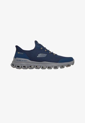 Skechers, SKECHERS HERREN - SNEAKER GLIDE-STEP - REMNYNT BLAU 42 - Trainers - blau