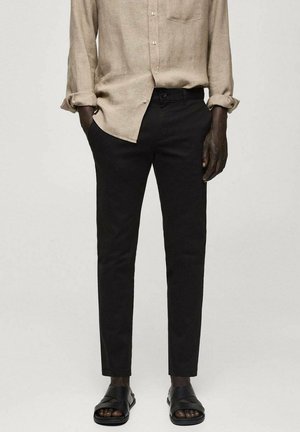 Mango Nohavice chinos - black