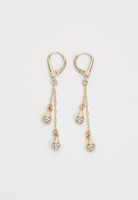 PAVE TEARDROP LINEAR - Korvakorut - gold-coloured/cry