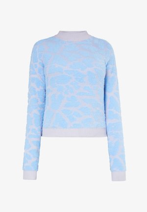 Pullover - blau lavendel