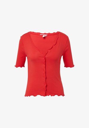QS MIT LOCK-KANTEN UND KNOPF-DETAIL
- Blouse - rot