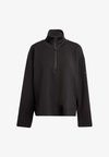 SOFT LUX QUARTER ZIP - Sweatshirt - black