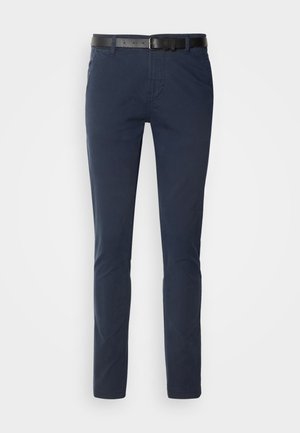 CLASSIC BELT - Pantalones chinos - navy