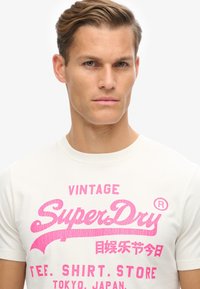 Superdry & Co Camiseta estampada - ecru