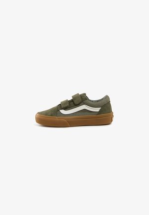 Vans OLD SKOOL UNISEX - Matalavartiset tennarit - dark green