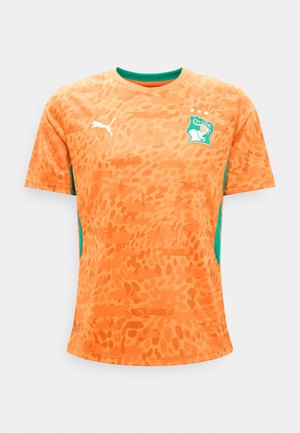 Puma IVORY COAST FIF HOME REPLICA - Oblečení národního týmu - rickie orange/sport green