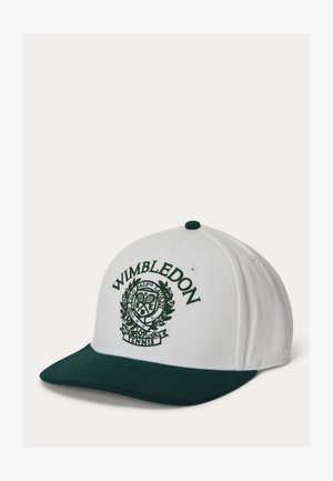 Polo Ralph Lauren, WIMBLEDON CREST TWILL CAP - Șapcă - white/moss agate