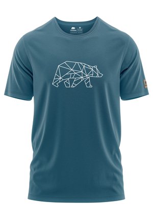 T-shirt print - blue-grey