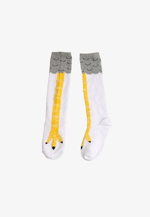 CHICKEN LEG - Calcetines hasta la rodilla - short white