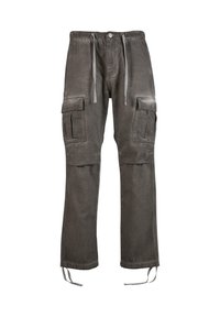 LUNAS  - Oldalzsebes nadrágok - washed oil grey