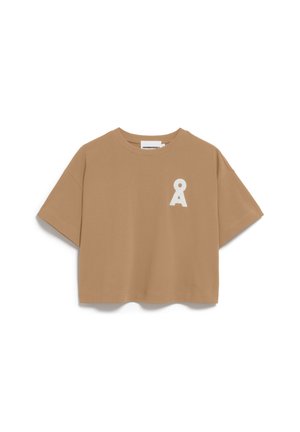 ARMEDANGELS, ALBERTARAA - T-shirt imprimé - true camel