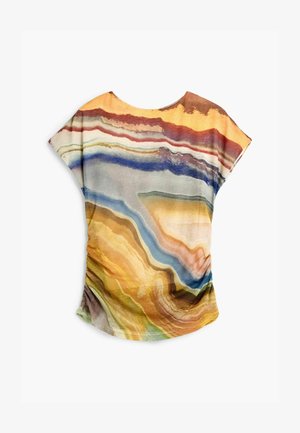 Desigual, Camiseta estampada - blue