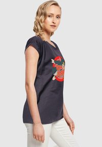 ABSOLUTE CULT TOM AND JERRY - CLASSIC CATCH - T-shirts med print - navy