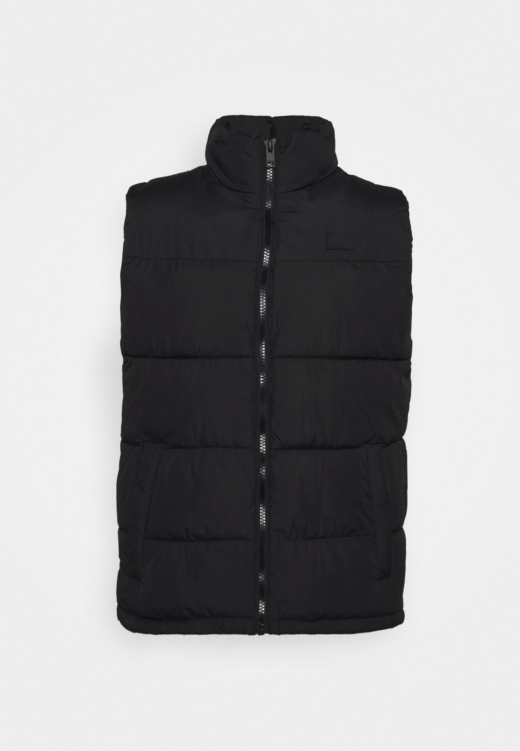 black collared waistcoat