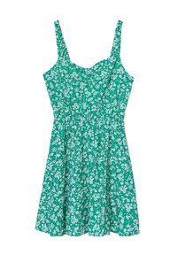 Cache Cache KURZES AUSGESTELLTES - Robe de jour - vert clair
