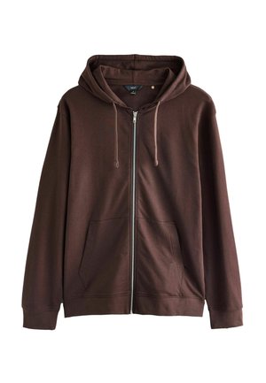 LIGHTWEIGHT  - Felpa con zip - chocolate brown