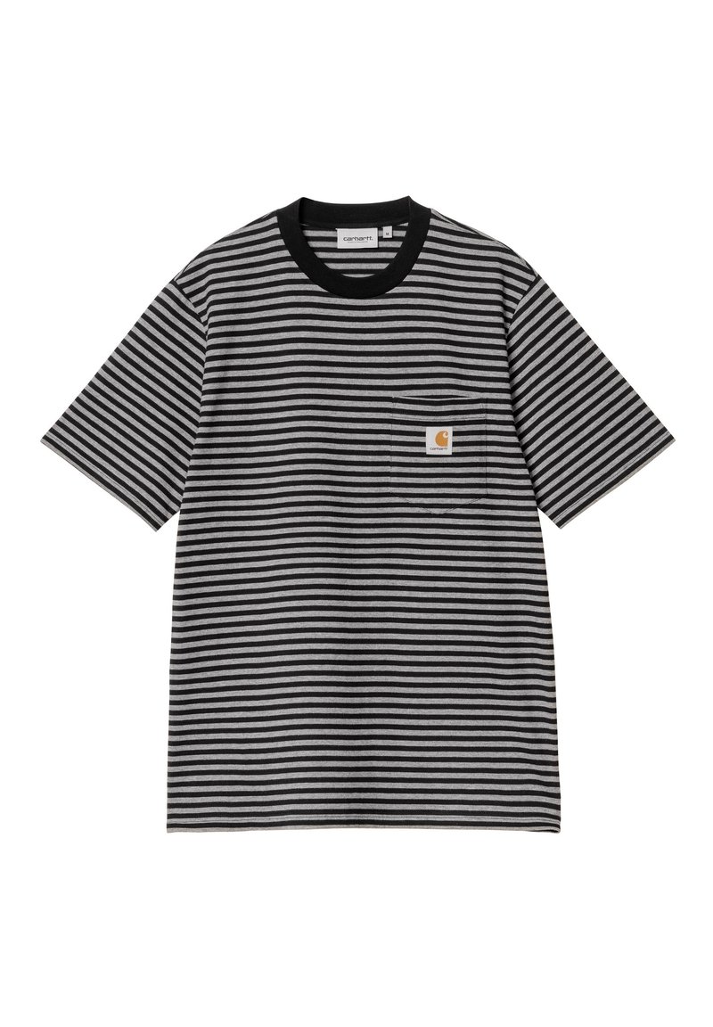 Carhartt WIP VERNER POCKET - Camiseta estampada - black