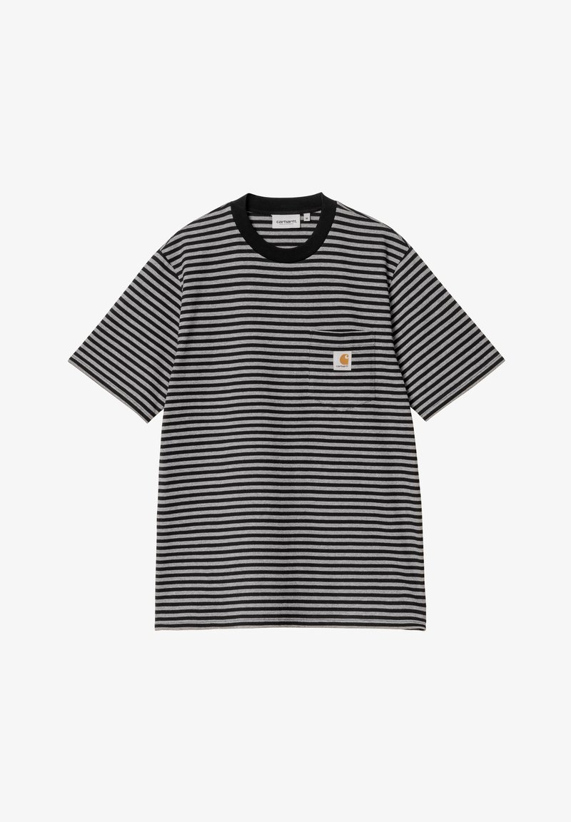 Carhartt WIP VERNER POCKET - Camiseta estampada - black