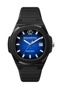 Unselected, blue radial black