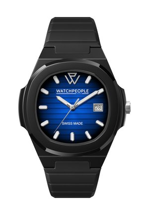 Watch - blue radial black