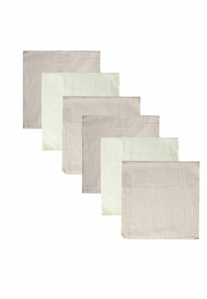 6-PACK NEUTRAL SQUARES  - Cuvertură muselină - natural