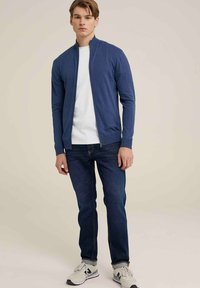 WE Fashion FUNDAMENTALS - Chaqueta de punto - blue
