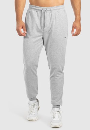 NILO CASUAL JOGGERS - Trousers - grau melange