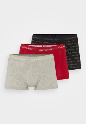 HOLIDAY LOW RISE TRUNK 3 PACK - Calzoncillos - grey/red/black