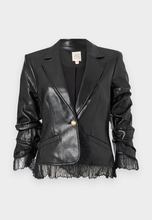 LE PETIT ROXIE - Imitatieleren jas - black