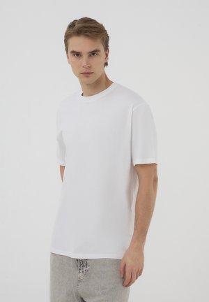 Terranova, PLAIN - T-shirt basic - bianco ottico