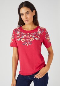 Damart Camiseta estampada - magenta