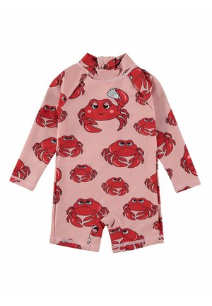 SWIM ONSIE KRABBAN/CRAB - Swimsuit - pink