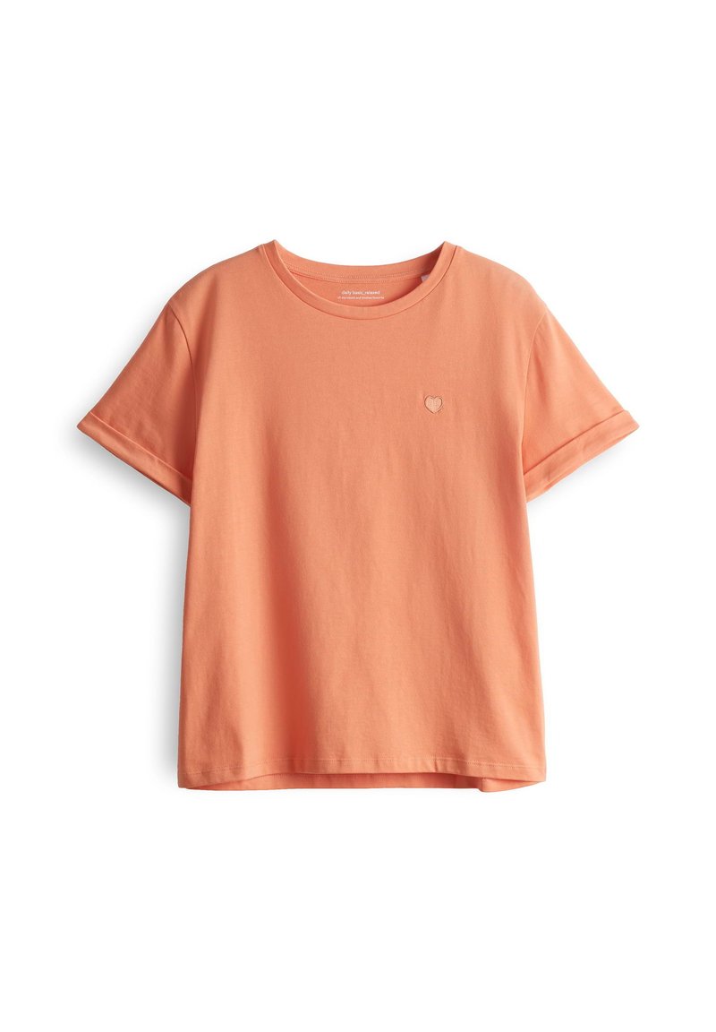Opus T-shirt basic oranje