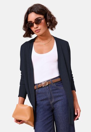 Friends Like These, REGULAR FIT - LONGLINE CARDIGAN . - Kardigán - navy