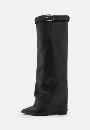 Steve Madden CORENNE - Cizme cu toc - black