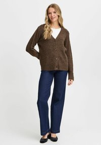 Fransa FRELISE - Cardigan - rain drum melange