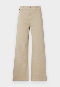 HIGH RISE WIDE CROP TANIA - Džíny Relaxed Fit - light biscuit beige