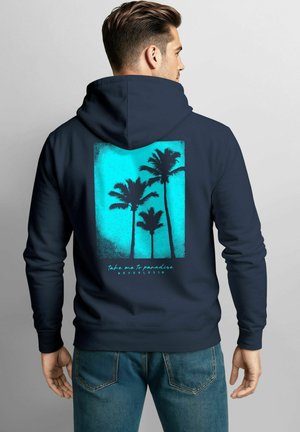 Kapuzenpullover - navy-blau