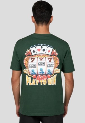 T-Shirt print - dark green