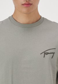 Tommy Jeans SIGNATURE - Camiseta básica - faded willow