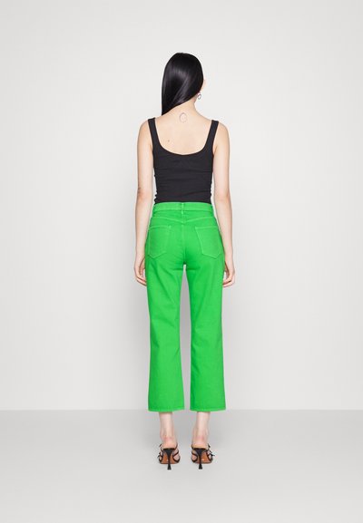 FRAME LE JANE CROP - Straight leg jeans - peridot